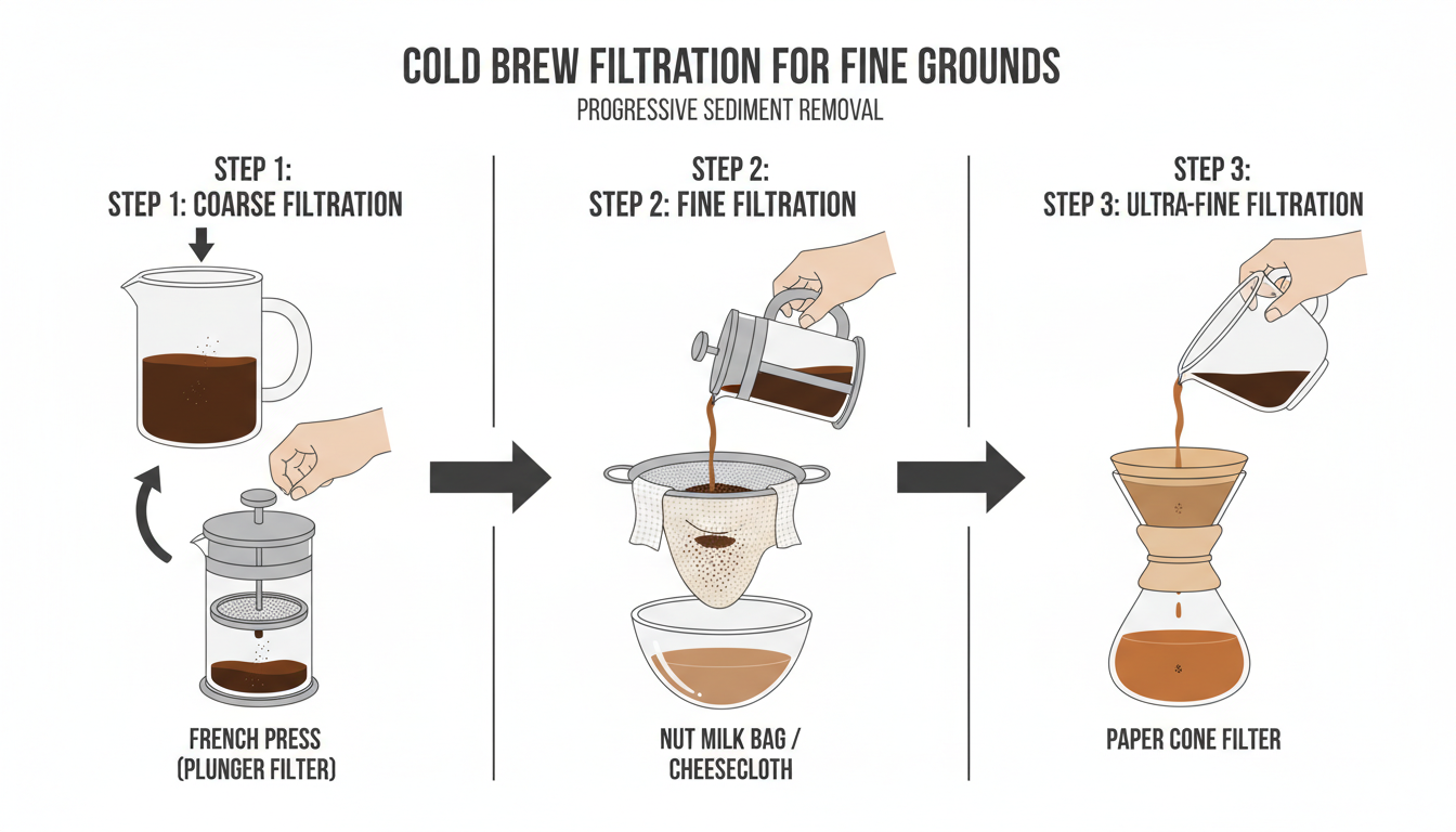Infographic: Step-by-Step Perfection: Crafting Your Fine Ground Cold Brew